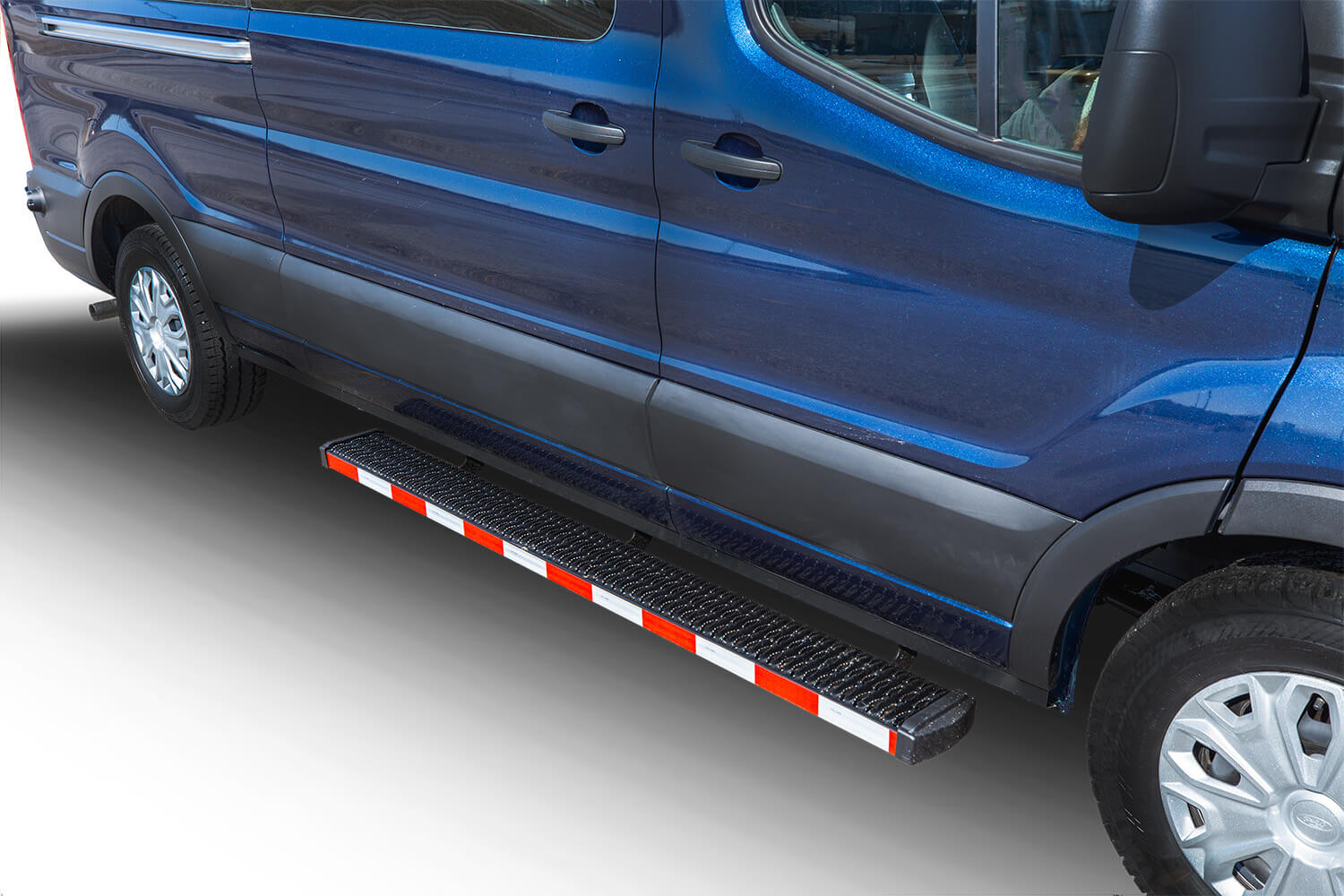 side step assist on mobility vehicle